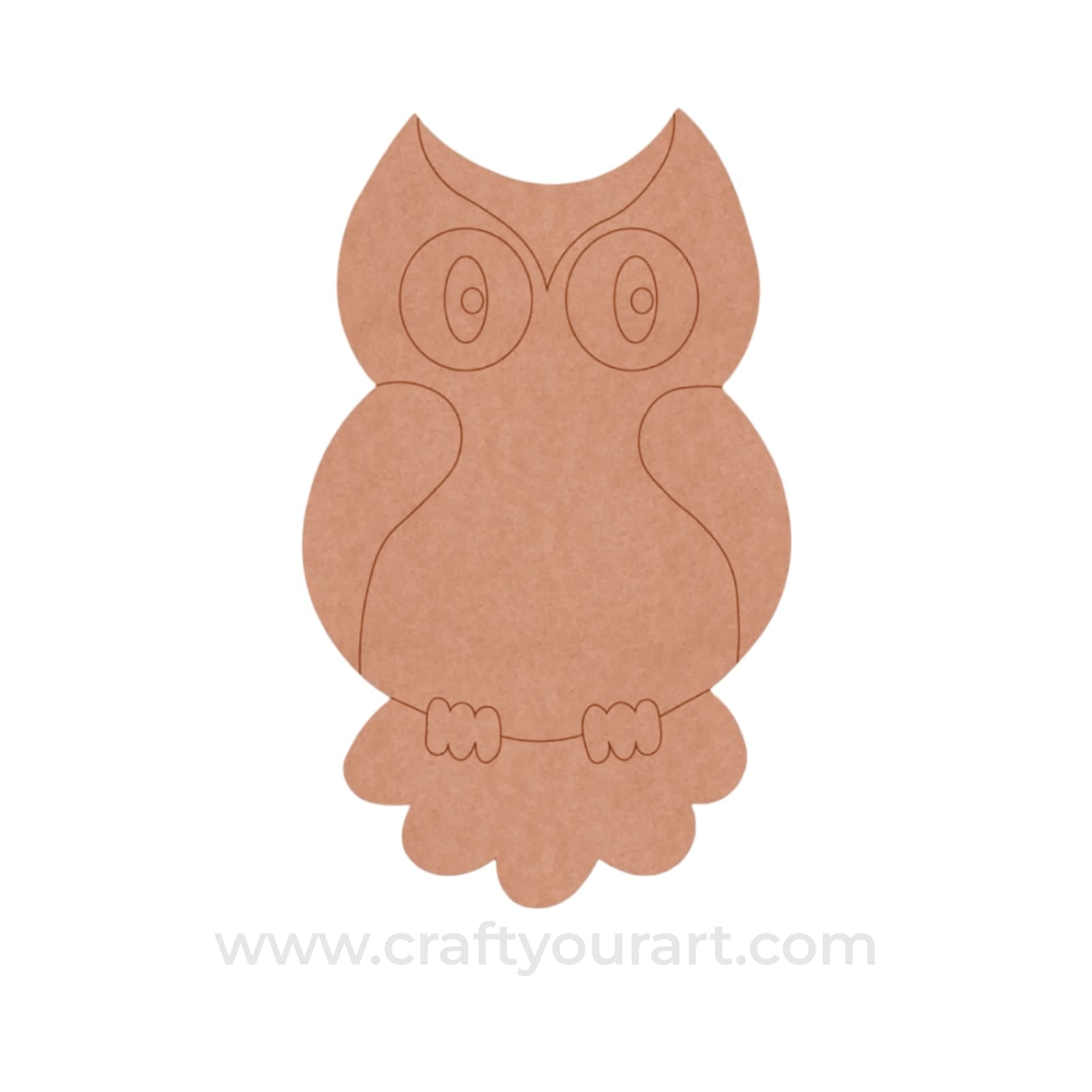 Owl Pre Marked MDF Design 16