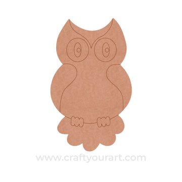 Owl Pre Marked MDF Design 16