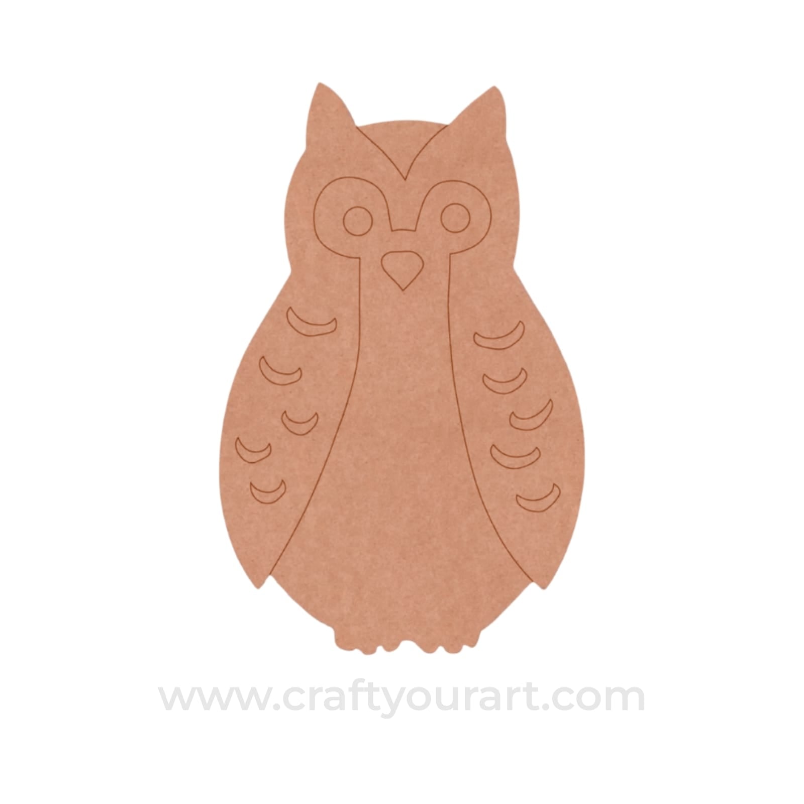 Owl Pre Marked MDF Design 29
