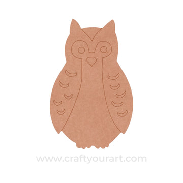 Owl Pre Marked MDF Design 29