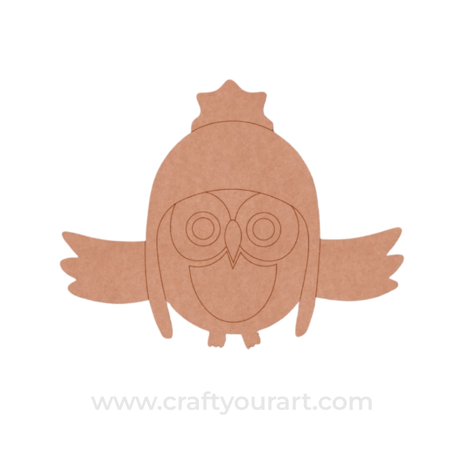 Owl Pre Marked MDF Design 31