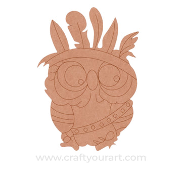 Owl Pre Marked MDF Design 32