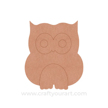 Owl Pre Marked MDF Design 4