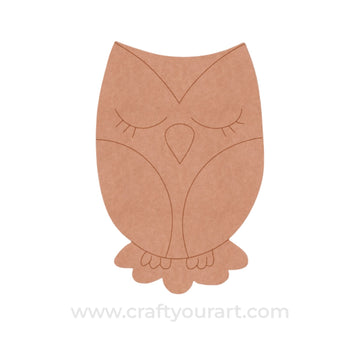 Owl Pre Marked MDF Design 5