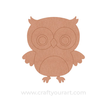 Owl Pre Marked MDF Design 6