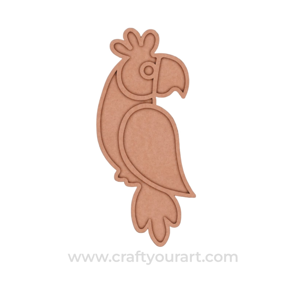 Parrot Mosaic Art MDF Design 1