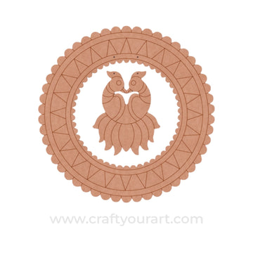 Parrot Ring Hanging Pre Marked MDF Design 1