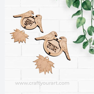 Parrot Shubh Labh MDF Design 38