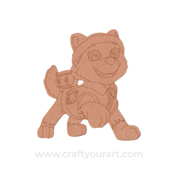 Paw Patrol Dog Pre Marked MDF Design 10