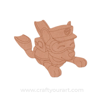 Paw Patrol Dog Pre Marked MDF Design 11