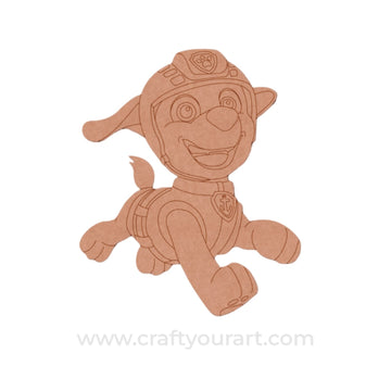 Paw Patrol Dog Pre Marked MDF Design 12