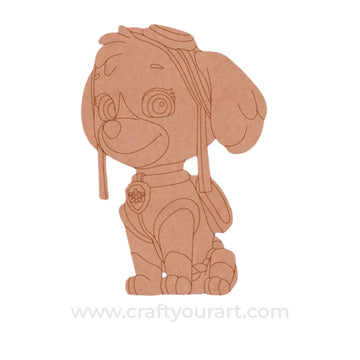 Paw Patrol Dog Pre Marked MDF Design 13