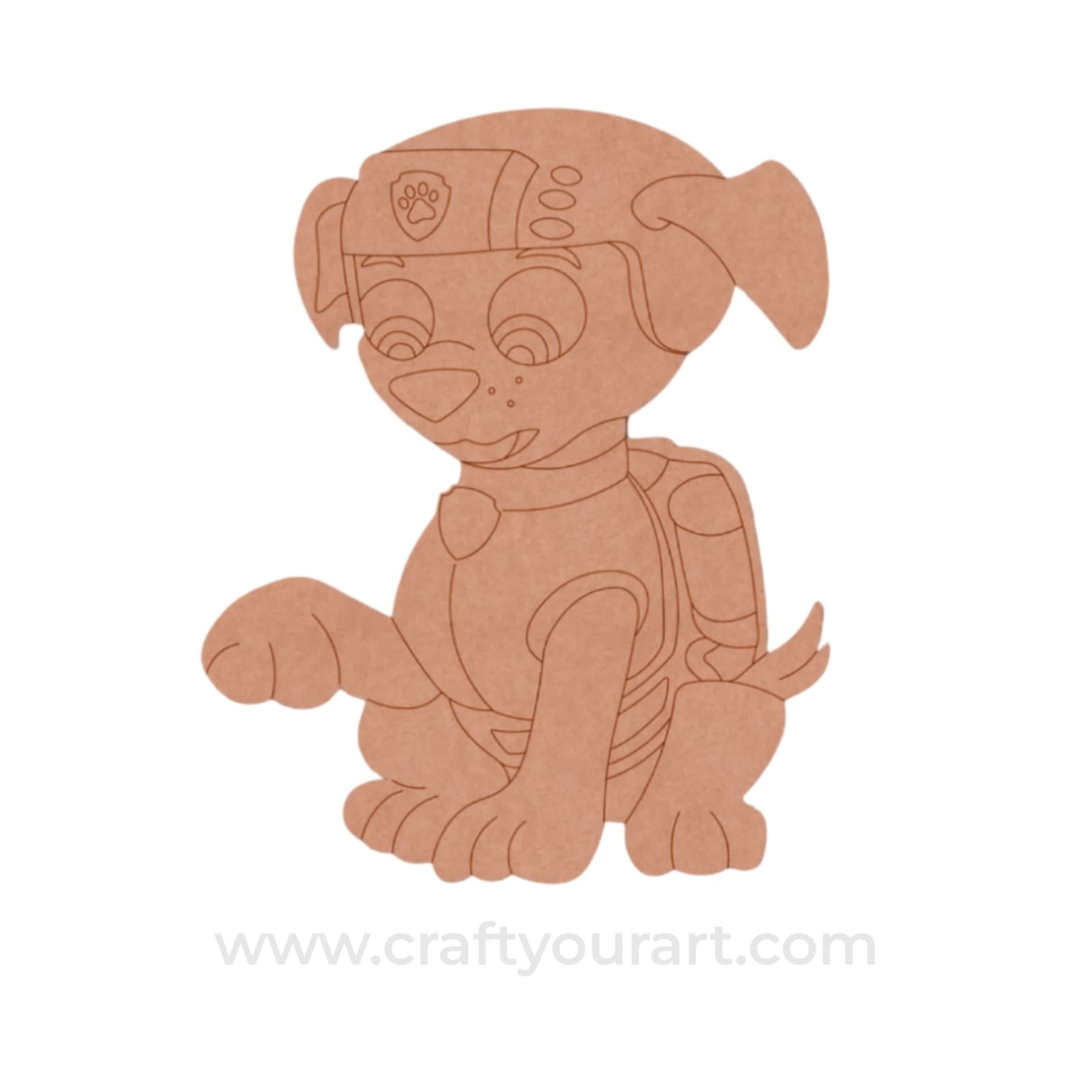 Paw Patrol Dog Pre Marked MDF Design 3