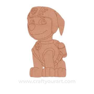 Paw Patrol Dog Pre Marked MDF Design 9