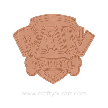 Paw Patrol Pre Marked Base MDF Design 1