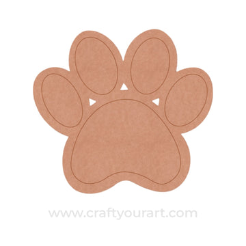 Paw Pre Marked MDF Design 1