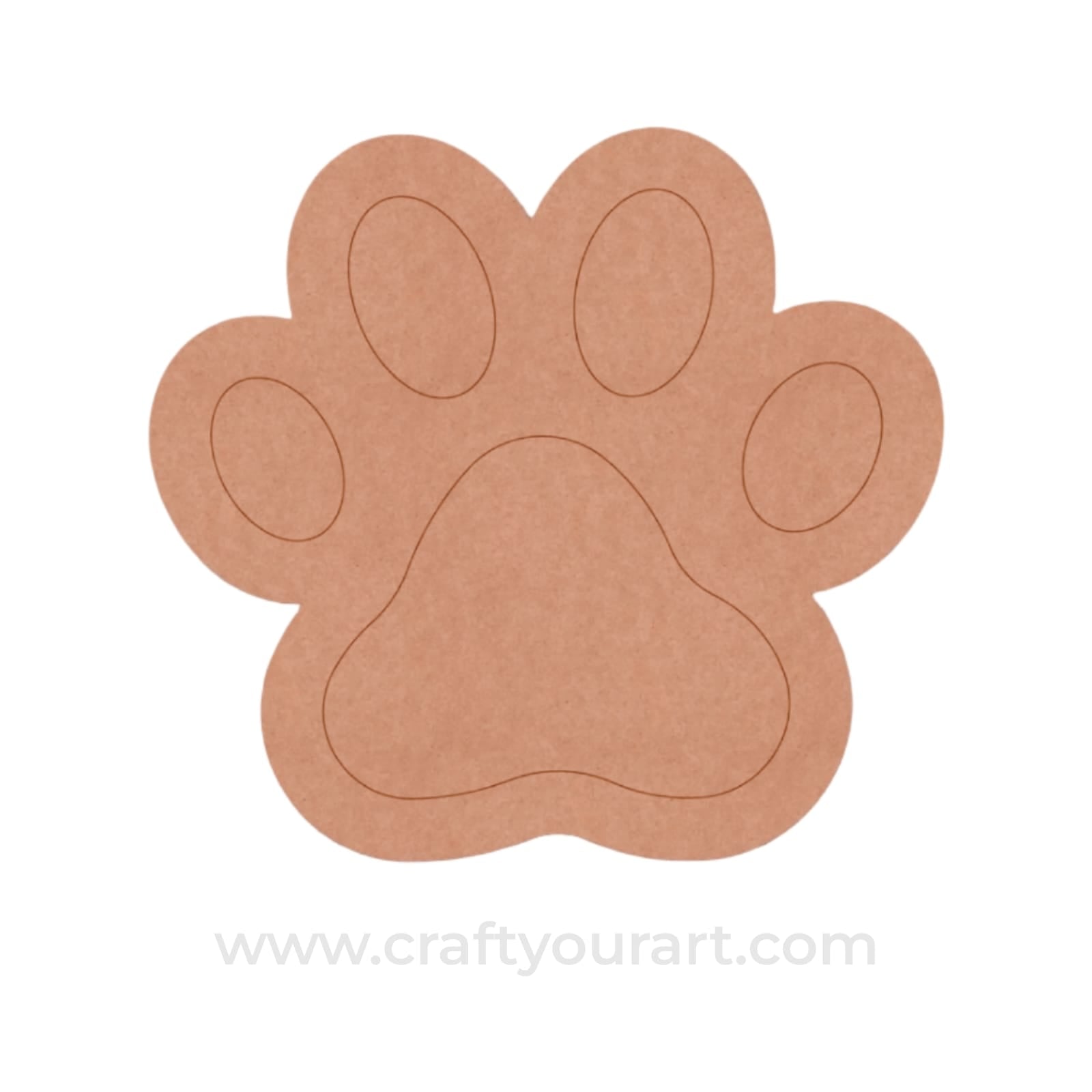 Paw Pre Marked MDF Design 2