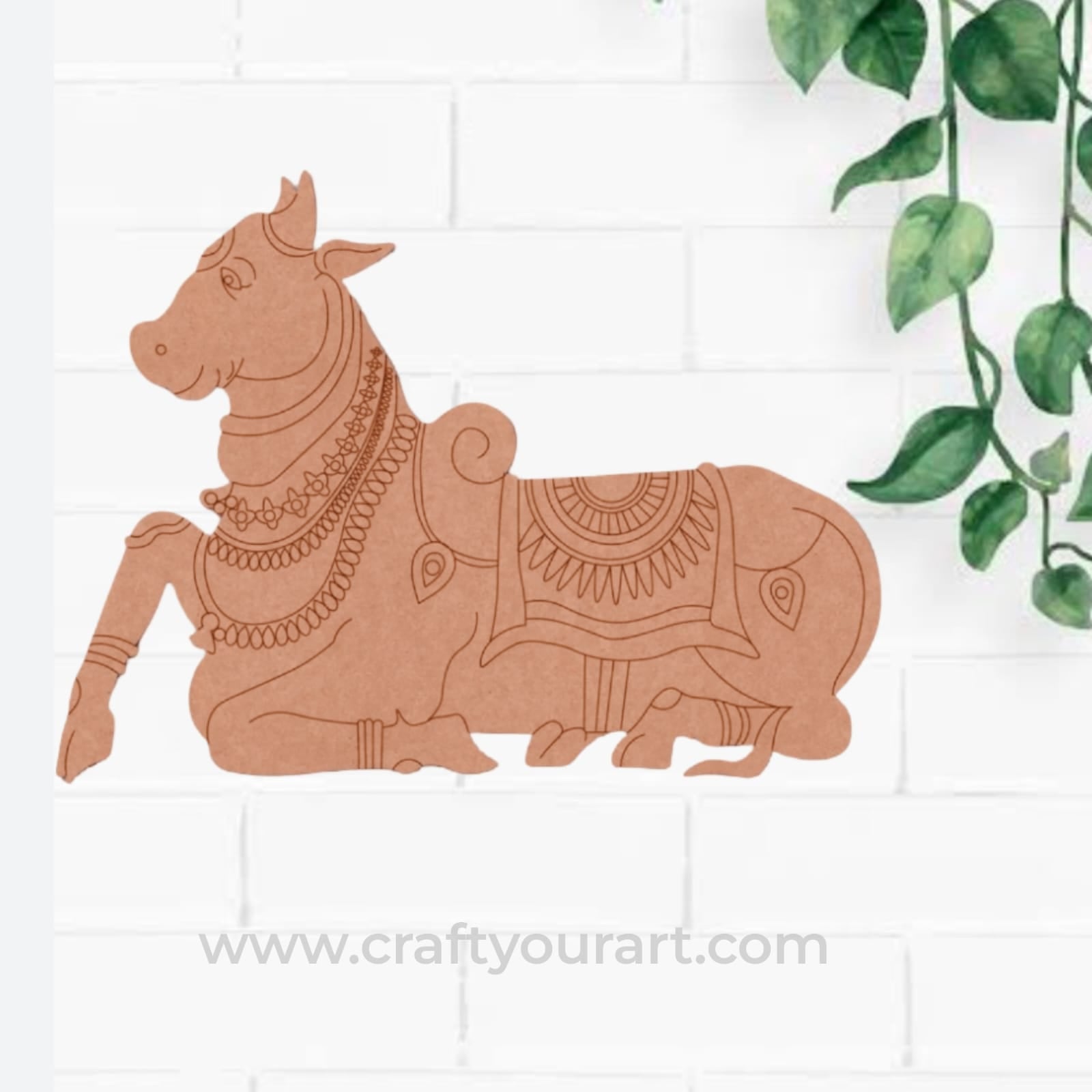 Pichwai Cow Pre Marked MDF Design 10