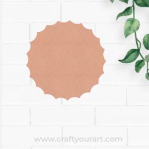 Plain MDF mandala Base Cutout design 5