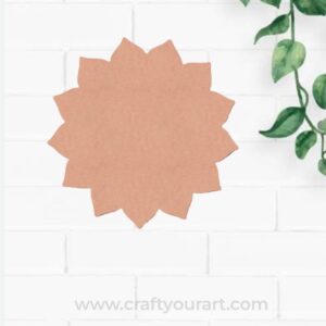 Plain MDF  Mandala Flower Cutout MDF Design 1