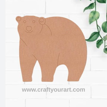 Polar Bear Pre Marked MDF Design 1