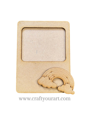Polaroid  MDF frame with embellishment design 5