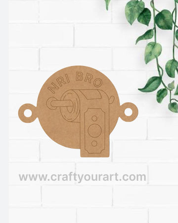 Premium MDF Rakhi bases for DIY Rakhi making 3