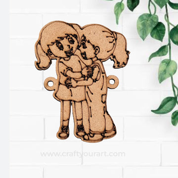 Premium MDF Rakhi bases for DIY Rakhi making 39