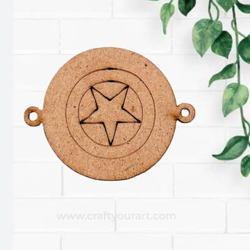 Premium MDF Rakhi bases for DIY Rakhi making 49