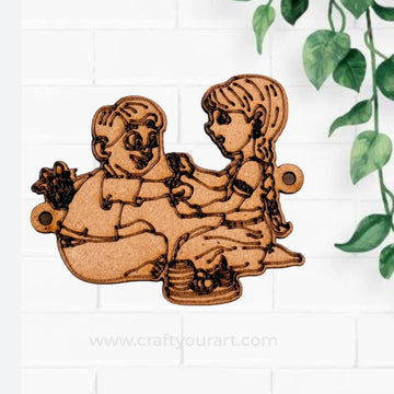 Premium MDF Rakhi bases for DIY Rakhi making 55