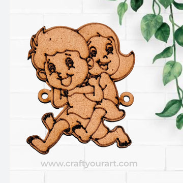 Premium MDF Rakhi bases for DIY Rakhi making 59