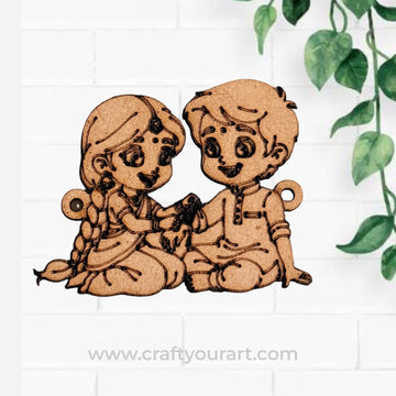Premium MDF Rakhi bases for DIY Rakhi making 64