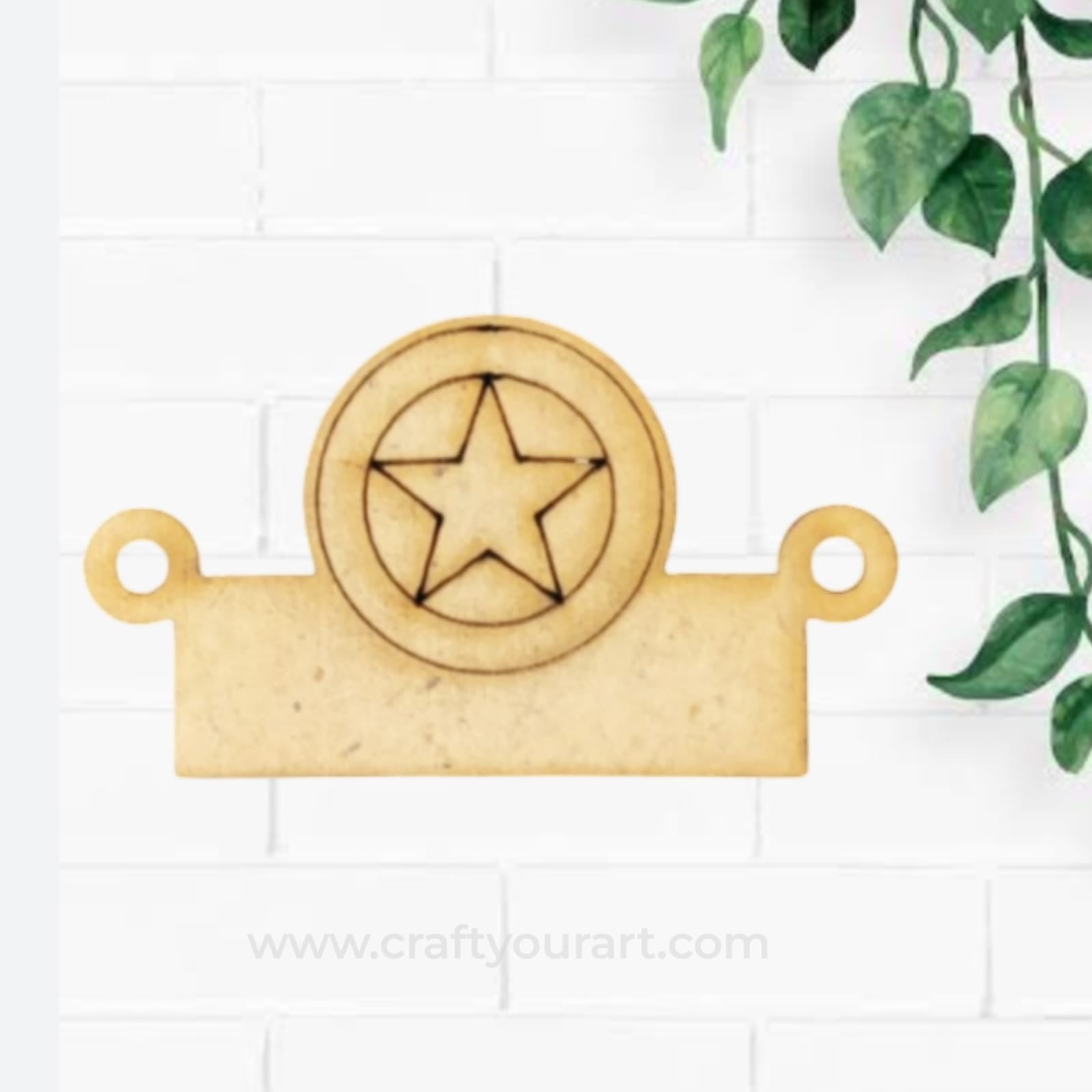 Premium MDF Rakhi bases for DIY Rakhi making 79