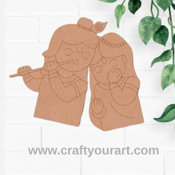 Radha Krishna Pre Marked MDF Design 64