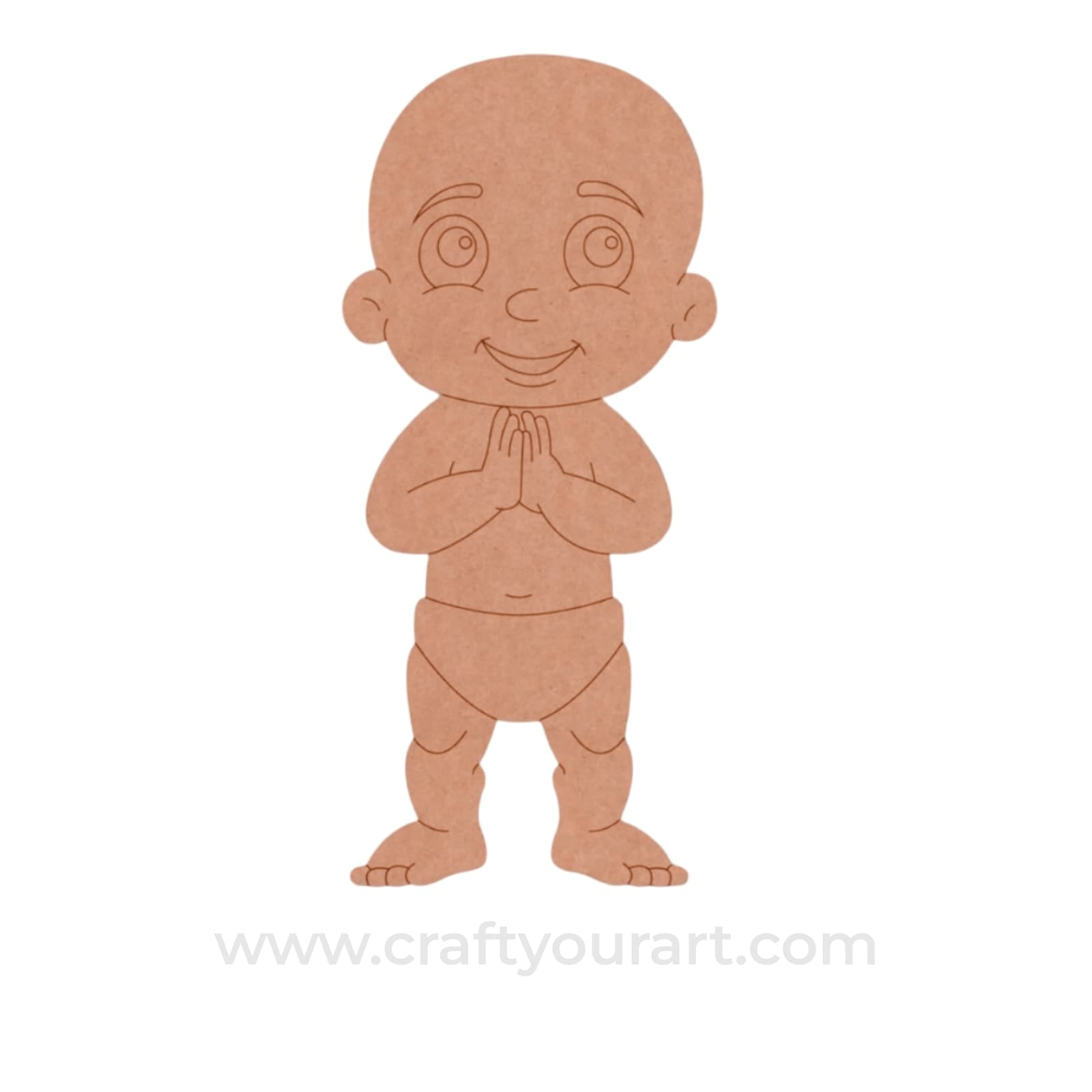 Raju Chhota Bheem Pre Marked MDF Design 1
