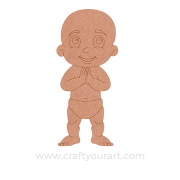 Raju Chhota Bheem Pre Marked MDF Design 1