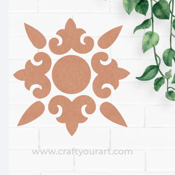 Rangoli Cutout MDF Design 1
