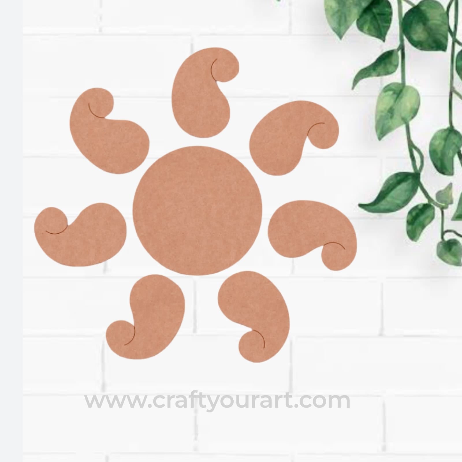 Rangoli Cutout MDF Design 10