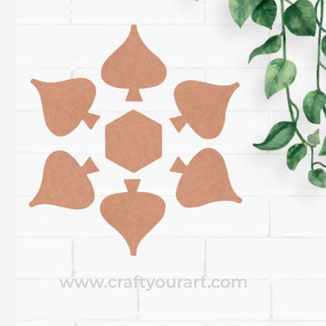 Rangoli Cutout MDF Design 14