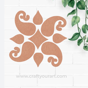 Rangoli Cutout MDF Design 16