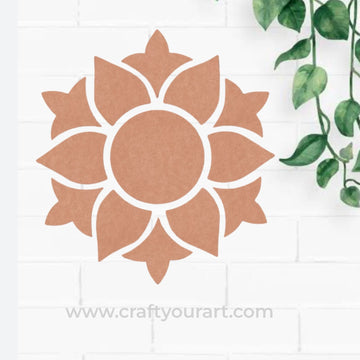 Rangoli Cutout MDF Design 19