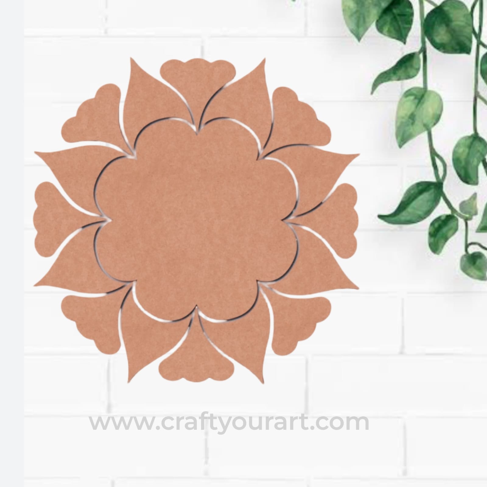 Rangoli Cutout MDF Design 2