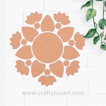 Rangoli Cutout MDF Design 20