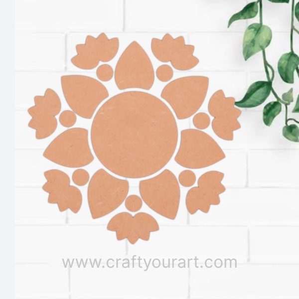 Rangoli Cutout MDF Design 20