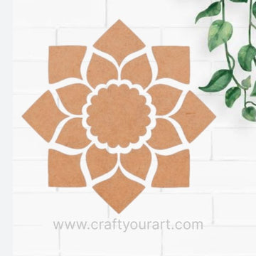 Rangoli Cutout MDF Design 21