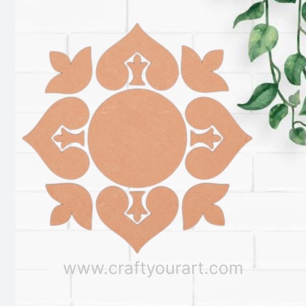 Rangoli Cutout MDF Design 23