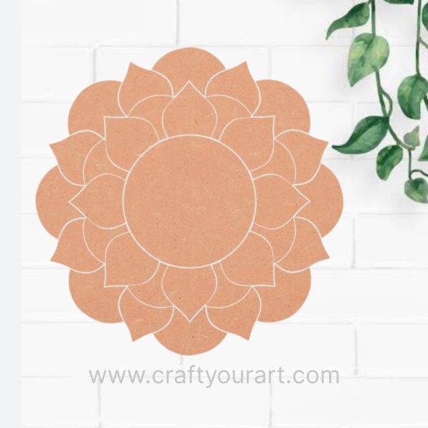 Rangoli Cutout MDF Design 24