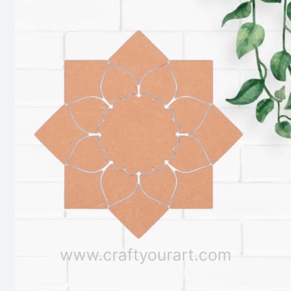 Rangoli Cutout MDF Design 25