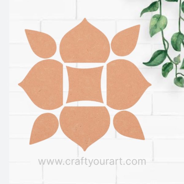 Rangoli Cutout MDF Design 27