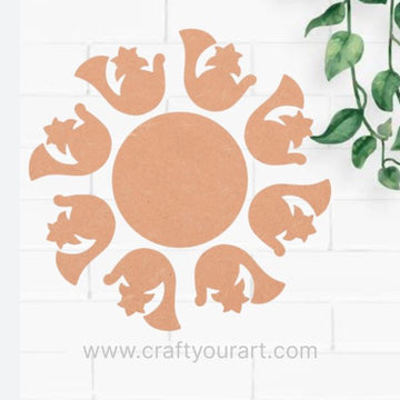 Rangoli Cutout MDF Design 30